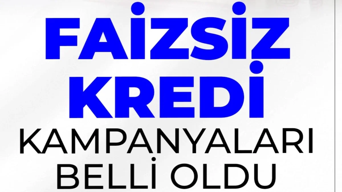 Banka Faizsiz 50 Bin TL Kredinin Kilidini Açtı! 6 Ay Vadeyle Verilecek