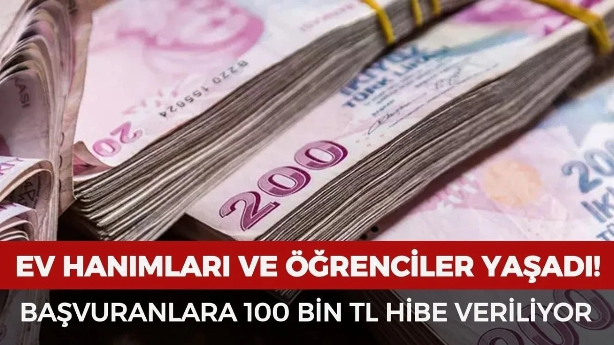 Devletten 100 Bin TL Destek! Ev Hanımı Ve Öğrenciler İçin Başvurular Başladı - Ekonomi Haberleri